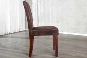 Dizajnová stolička Genua káva vintage