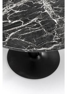 Kare Design Jedálenský stôl Schickeria Ø110 cm - mramorový vzhľad