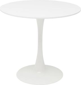 Kare Design Jedálenský stôl Schickeria Ø80 cm - biela