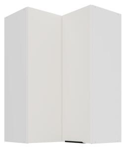 Vysoká rohová skrinka LUNARA 2 - 60x60 cm, biela