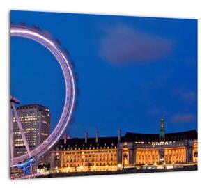 Londýnske oko v noci - obraz (Obraz 30x30cm)