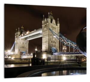 Nočný Tower Bridge - obraz (Obraz 30x30cm)