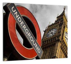 Londýnske metro - obraz (Obraz 30x30cm)
