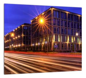 Nočné ulice - obraz do bytu (Obraz 30x30cm)