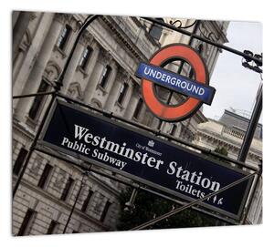 Stanica londýnskeho metra - obraz (Obraz 30x30cm)