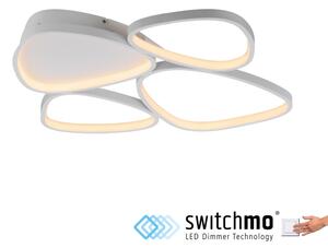 Schöner Wohnen 14038-16 - Stmievateľné LED stropné svietidlo PEBBLES LED/35,5W/230V biela