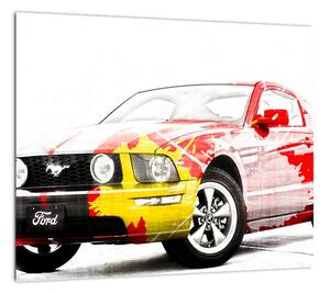 Auto Ford Mustang - obraz (Obraz 30x30cm)