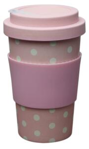 Bambusový keep cup (ružová), BAM02
