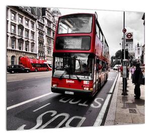 Double-decker v Londýne (Obraz 30x30cm)