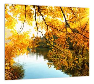 Jesenná krajina - obraz (Obraz 30x30cm)