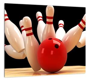 Bowling - obraz (Obraz 30x30cm)
