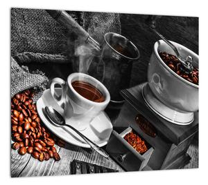 Mlynček na kávu - obraz (Obraz 30x30cm)