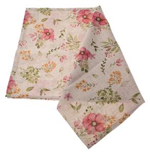 Behúň na stôl s prímesou ľanu 40x140 cm – Dakls