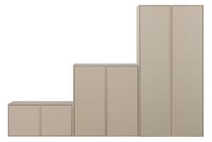 Krémová modulárna skriňa z borovicového dreva 300x200 cm Daily – vtwonen