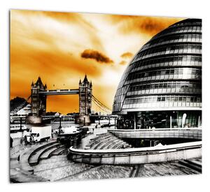 Abstraktný Londýn - moderný obraz (Obraz 30x30cm)