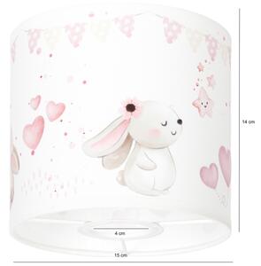 BRILAGI - Univerzálne tienidlo BOBO E27 pr. 15 cm krémová/zajačiky
