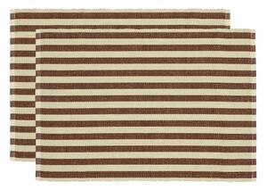 Prestieranie v súprave 2 ks s prímesou juty 33x48 cm Statement Stripe – Södahl