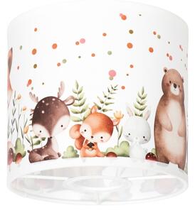 BRILAGI - Univerzálne tienidlo BOBO E27 pr. 15 cm biela/zvieratká