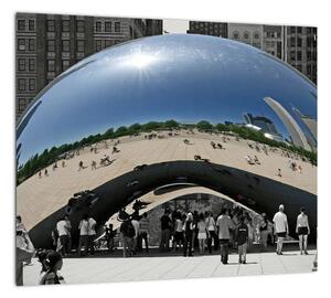 Centrum Chicago - moderný obraz (Obraz 30x30cm)