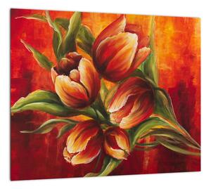 Obraz tulipánov na stenu (Obraz 30x30cm)