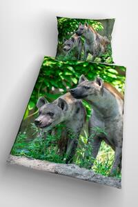 3d obliečky Hyena mikroplyš 140x200 cm