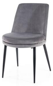 Jedálenská stolička KOYLO sivá/čierna