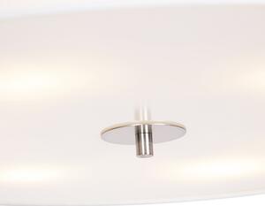 Vidiecka stropná lampa biela 70 cm - bubon