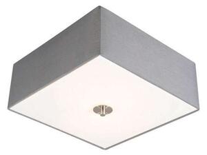 Vidiecke stropné stropné svietidlo hranaté 35 cm sivé - bubon