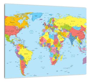 Mapa sveta - obraz (Obraz 30x30cm)