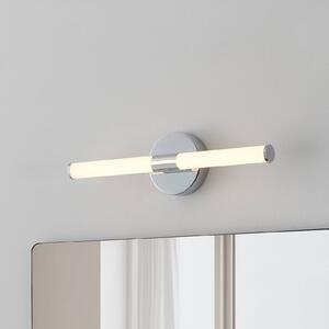 LED nástenné svetlo Ramola, chrómová farba, šírka 45 cm, IP44,, Chrómová / strieborná, Kúpeľňa, kov, Moderný