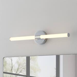 LED nástenné svetlo Ramola, chrómová farba, šírka 60 cm, IP44,, Chrómová / strieborná, Kúpeľňa, kov, Moderný