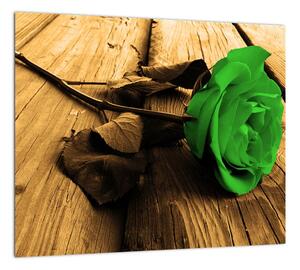 Abstraktný obraz ruže (Obraz 30x30cm)