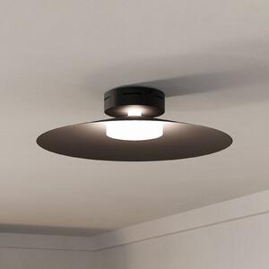 Stropné LED svetlo Conomavilla-Z, čierna Ø 45 cm RGB, Čierna, Obývacia izba / jedáleň, kov, Moderný, Závesné svietidlo