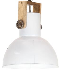 Industriálna závesná lampa 25 W biela mangovník 32 cm okrúhla E27