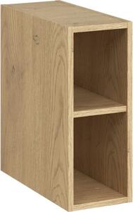 Comad Závěsná skříňka pod umyvadlo Aster Nordic s deskou a regálem 80 cm zelená/dub cremona