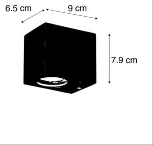 Moderné nástenné svietidlo čierne IP44 - Baleno I