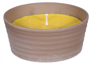 Sviečka proti hmyzu SIRIUS CITRONELLA 250g 13x6cm