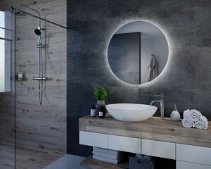 Okrúhle zrkadlo do kúpeľne s LED osvetlením C3
