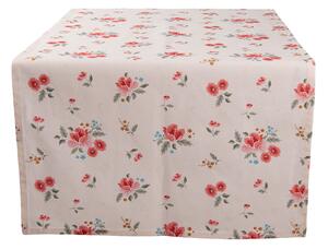 Bavlnený behúň s kvetmi Little Rose Collection - 50*140 cm - Clayre & Eef