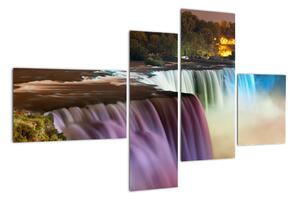 Abstraktné vodopády - obraz (Obraz 110x70cm)