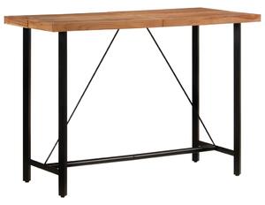 Barový stôl 150x70x107 cm masívna akácia a železo