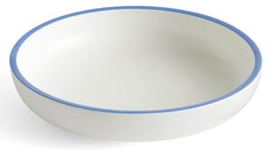 Misa Sobremesa Large White/Blue Rim Ø 25 cm
