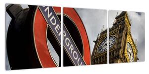 Londýnske metro, obraz na stenu (Obraz 90x30cm)