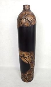 Váza DANAE čierna, 65 cm, drevo, ručná práca