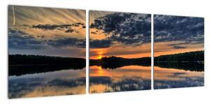 Západ slnka - obraz do bytu (Obraz 90x30cm)