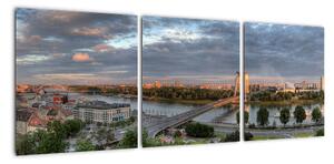 Pohľad na mesto - obraz (Obraz 90x30cm)