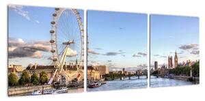 Londýnske oko (London eye) - obraz do bytu (Obraz 90x30cm)