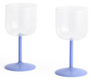 Pohár na víno Tint Clear/Jade Light Blue – sada 2 ks