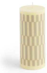 Sviečka Column Candle S Cream and Sand 60 h