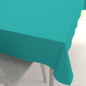 Biante Dekoračný obdĺžnikový obrus Rongo RG-020 Tyrkysový 50x100 cm